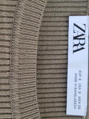 Zara green Middi dress